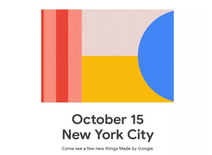 רשמי: סדרת Google Pixel 4 תוכרז ב-15 באוקטובר 